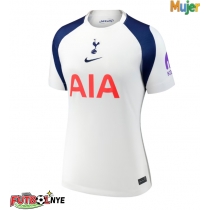 Camiseta Tottenham Hotspur Cristian Romero #17 Primera Equipación para mujer 2025-26 manga corta